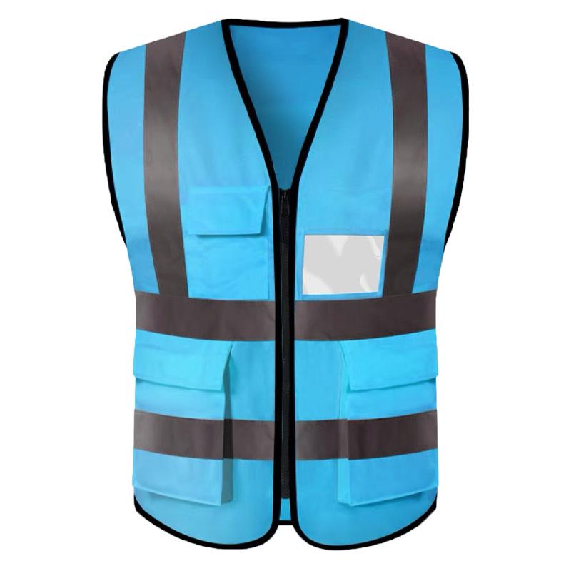 High-Visibility Reflective Safety Vest for Traffic and Construction Workers