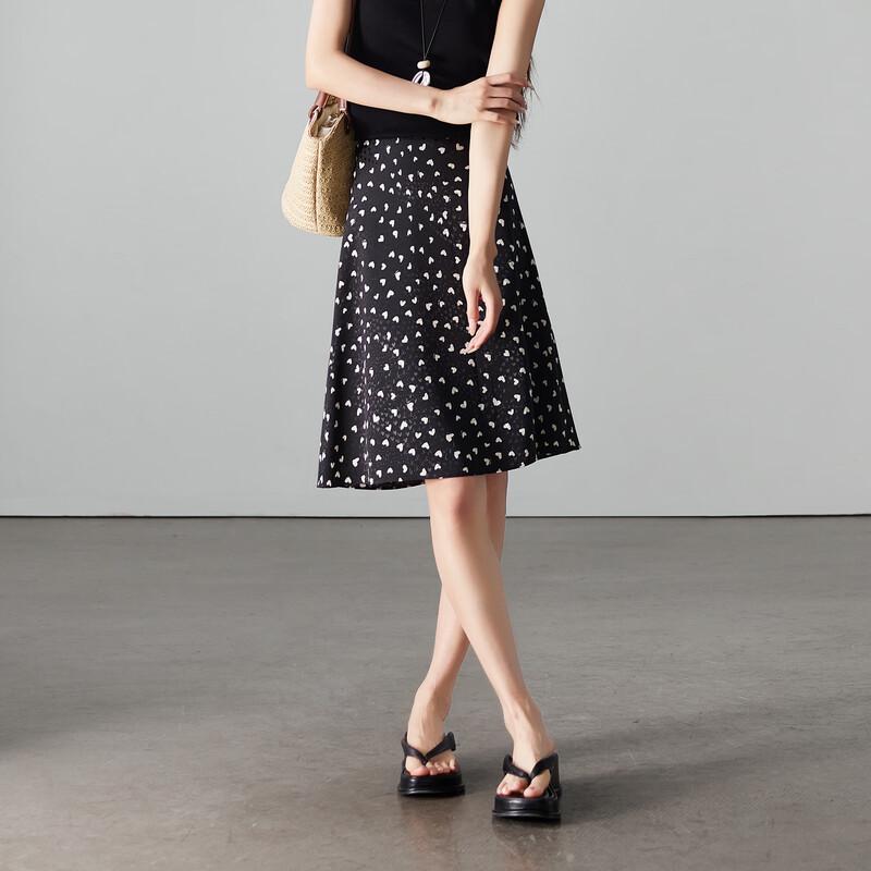 SOFSIL Women s Floral High-Waist A-Line Midi Skirt 28/L