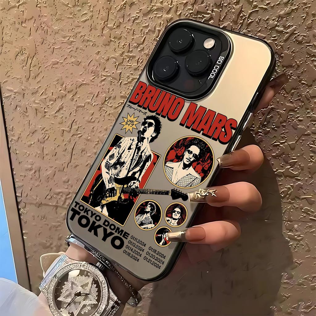 Coque de téléphone Singer Brunos M-Mars Pour iPhone 17 16e 16 15 14 13 12 11 mini Pro Max X XR XSMAX 8 7 Air Plus Anti Chute Mate