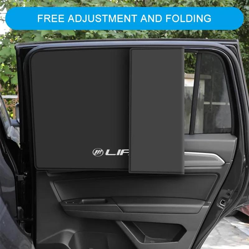 2pcs Magnetic Car Side Window Sunshade Parasol Sun Visor Protection Accessories For Lifan 320 X60 520 530 150 620 250 820 630
