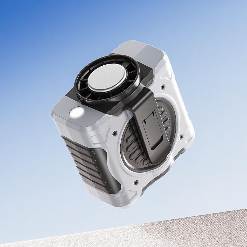 

Portable Waist & Neck-Hanging Fan with Powerful Cooling, Long Battery Life for Outdoor Camping 118*72*108 mm