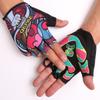 Qepae Full Finger Cycling Gloves Men Women Mtb Bicycle Hall Finger Sport Gloves Anti-Slip Shockproof Gel Lycra Padded Palm