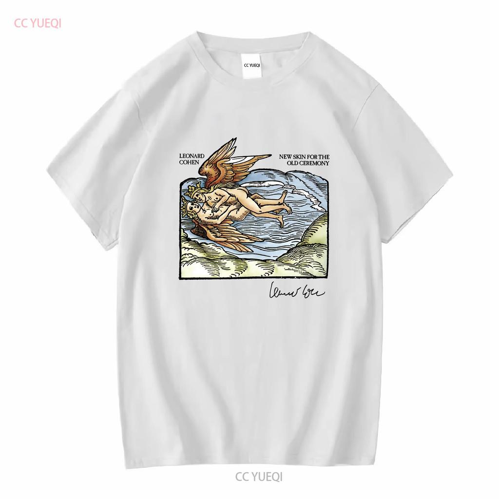 Leonard Cohen New Skin For The Old Ceremony All Size S to 5XL T SHIRT vintage Washed Slightly Unisex streetwear Soft