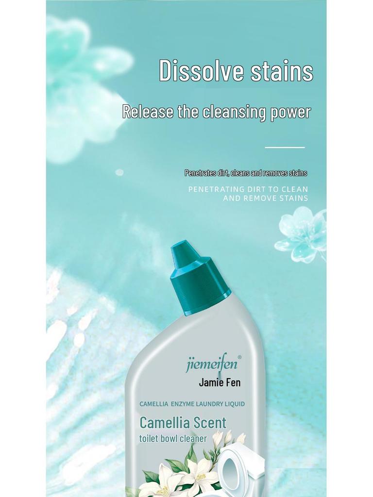 Jiemeifen Camellia Toilet Bowl Cleaner 500g - Stain Remover & Descaler [Buy 1 Get 6]