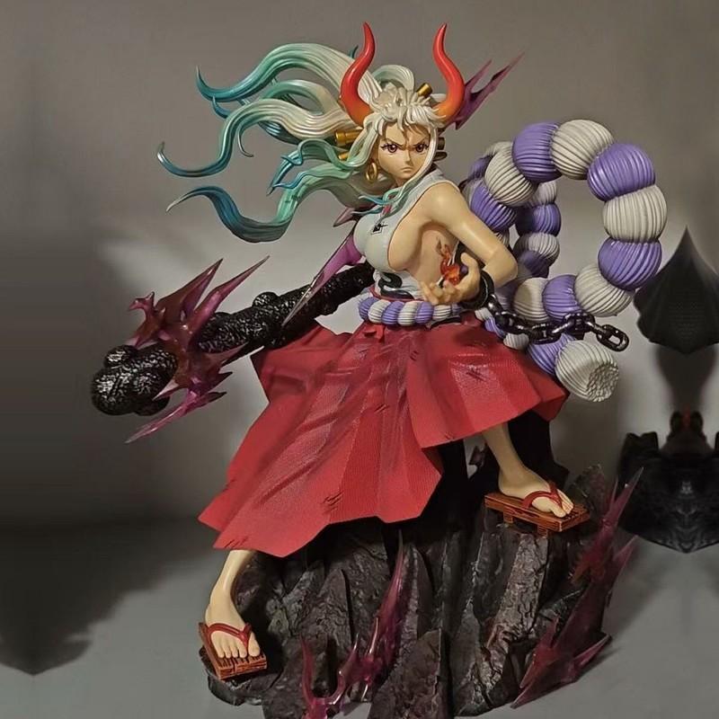 20cm One Piece Pretty Girl Yamato Figuur Statisch Standbeeld Model Speelgoed Bureau Ornament Verzameling Periferie Cadeau Pvc Actiefiguur