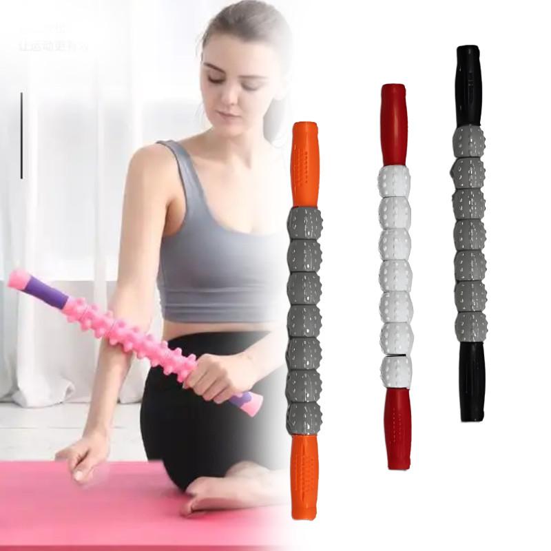 Massage Muscle Stick Seven Ball Wolf Tooth Fascia Sticks Relaxation Roller Yoga