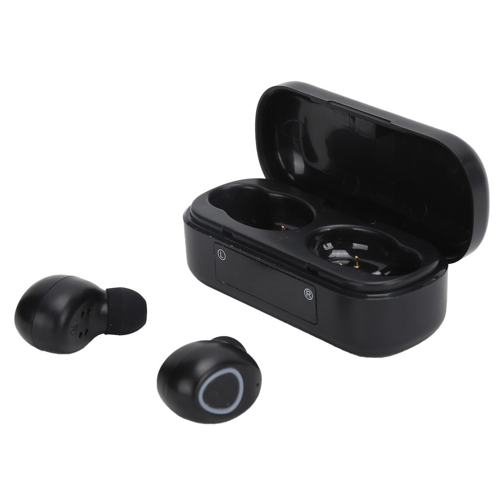 V7 Wireless Bluetooth 5.0 Headset Stereo 8D HiFi Sound Earbuds with Charging Compartment