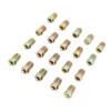 20 Pcs Brake Line Nuts Fittings M10 X 1mm Metric Brake Line Invert Flare Fittings for 3 16 Inch Brake Line Tube