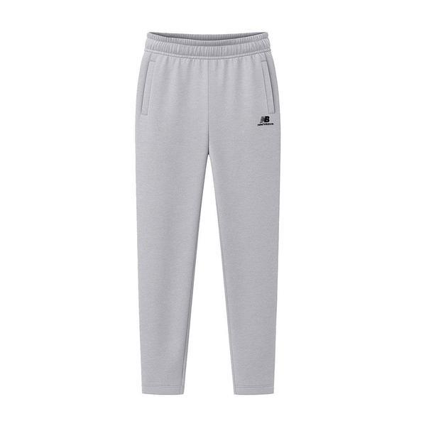 New Balance Essentials Kleines Logo Basic Fleece Gebürstet Offene Saumhose Trainingshose Grau Nbmldb1063 15