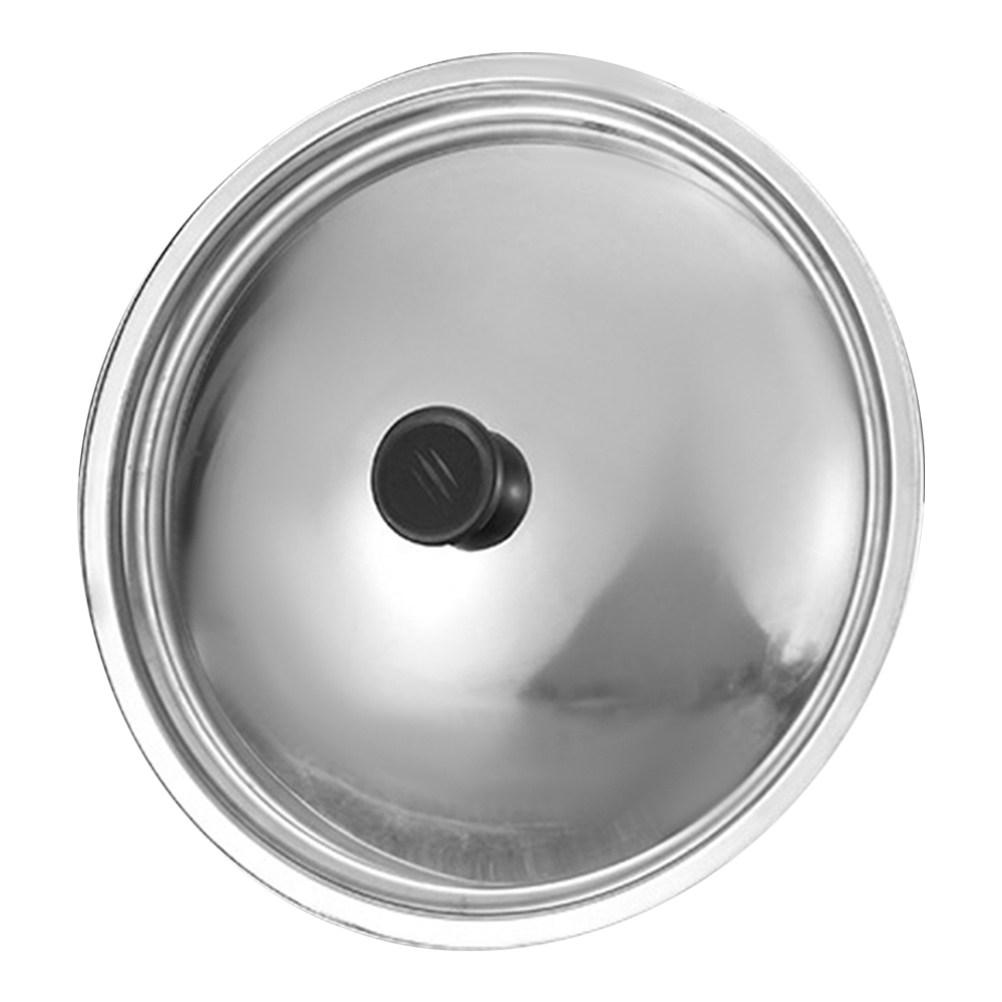 Stainless Steel Pot Lid Replacement Universal for Frying Pan Skillet Wok 22Cm Heavy Duty Easy Clean Non Deformable Lid