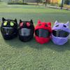 Cartoon Plush Helmet Cover For Motorcycle Full Helmet Cover Animal  Fabric Protection Funny Helmet Cover Motorcycle Accessories