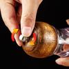 Wood pepper grinder transparent plastic pepper grinder black pepper rose salt grinder bottle seasoning bottle