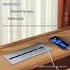 Aluminum Alloy Desktop Cable Management Cover for Computer Desk 86 Socket