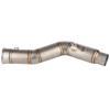 Motorcycle Exhaust Vent Middle Link Pipe Modified Side Exhaust for    R1 2009--2014