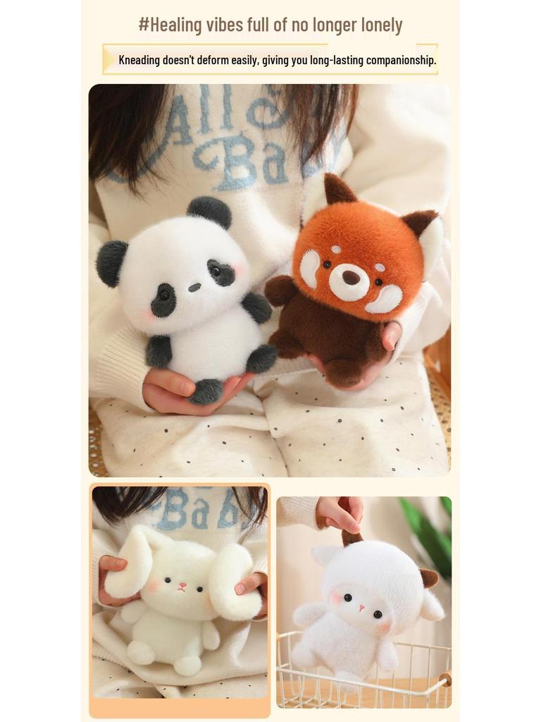 Adorable Lamb Plush Doll - Creative Desk Companion and Birthday Gift