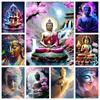 Diamond Painting 5D DIY Buddha Full Drill Round Diamond Embroidery Religion Cross Stitch Mosaic Home Decor