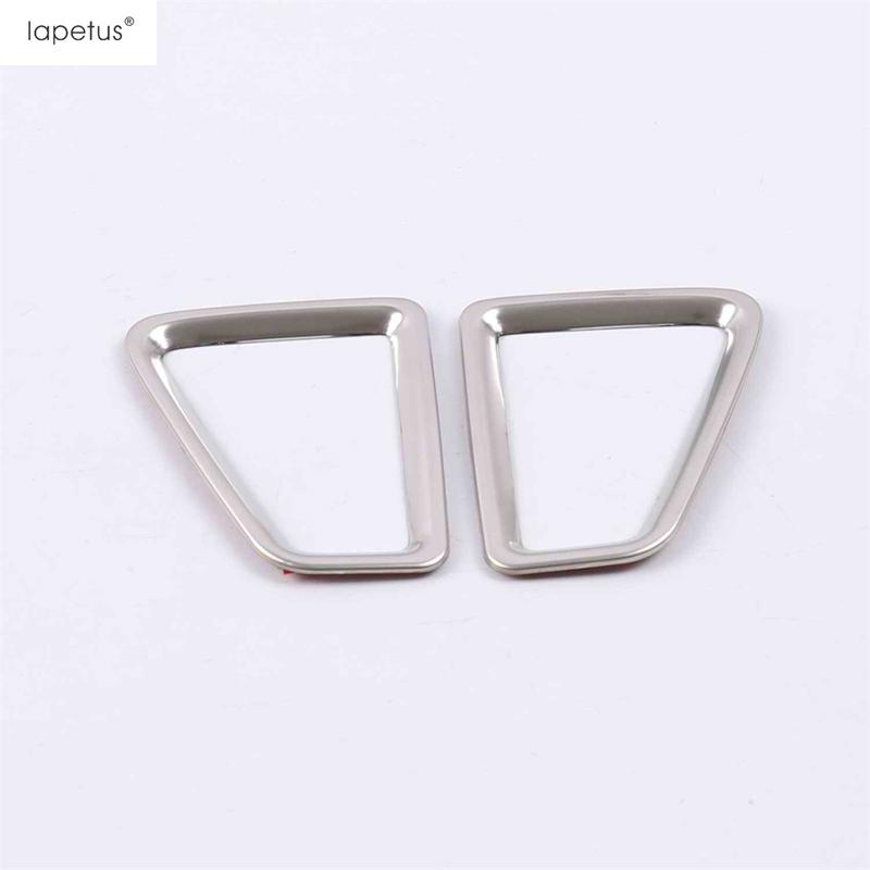 Auto Armaturenbrett Lüftung AC Klimaanlage Lüftungsauslass Rahmen Abdeckung Zierleiste Für Skoda Kodiaq 2017 - Edelstahl Zubehör Innenraum