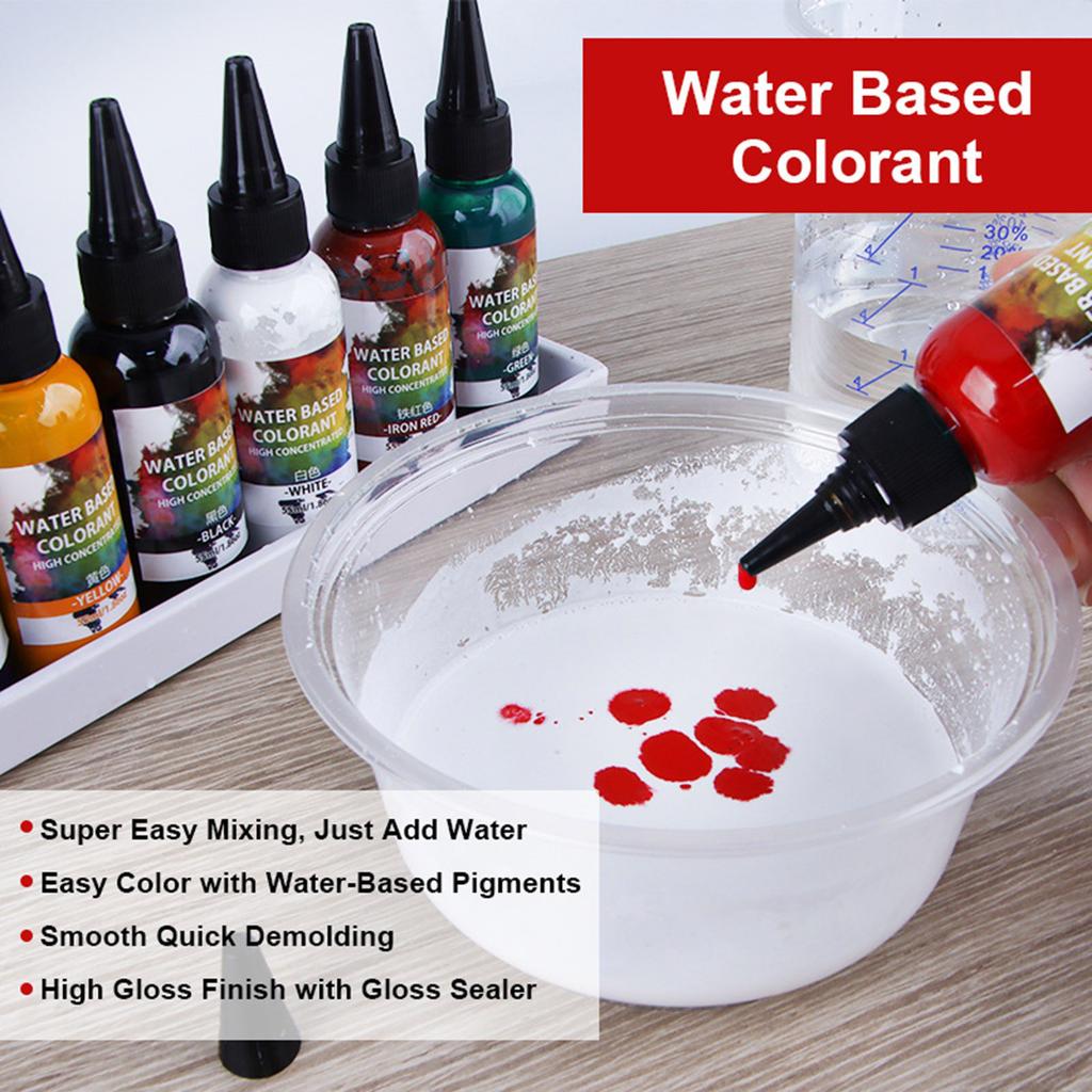 55ml Liquid Colorant for Artistics Creation Multipurpose Dye for Gypsum Cement and Resin Casting Projects