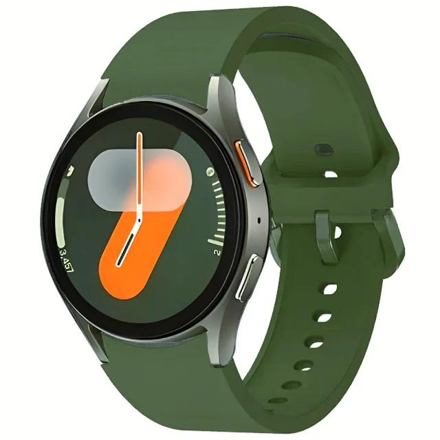 Oryginalny Silikonowy Pasek Do Samsung Galaxy Watch 7/6/5/4 44mm 40mm 5 Pro Sportowa Bransoleta Galaxy Watch 6 4 Classic 47mm 43mm Pasek