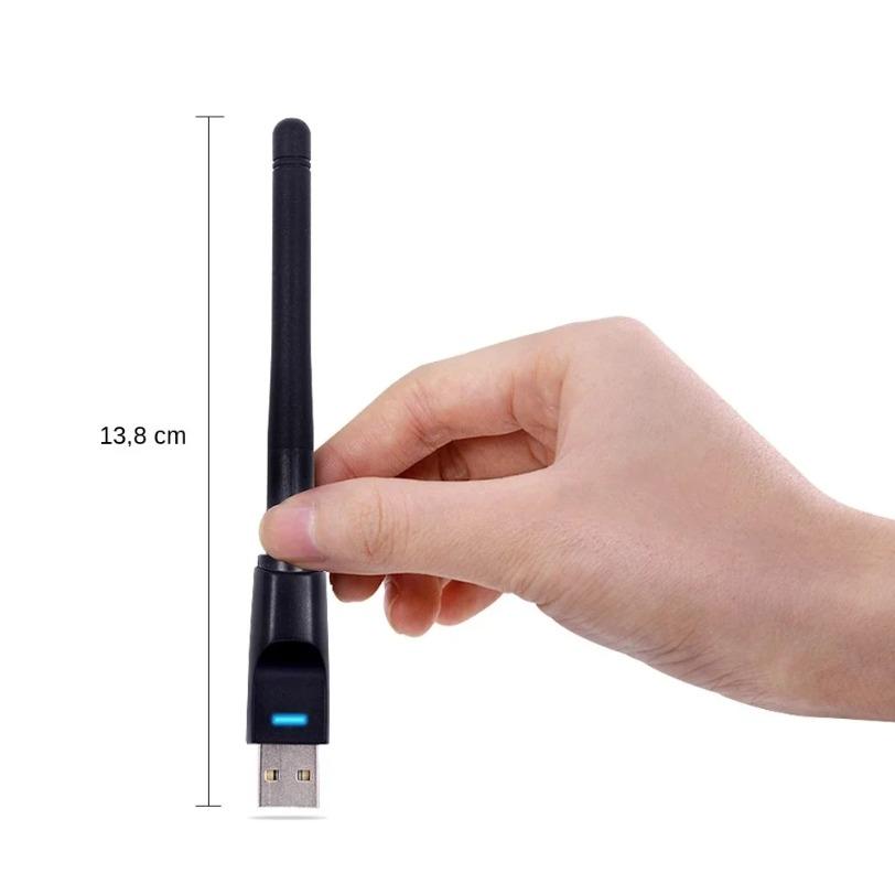 Mini USB WiFi Adapter 150Mbps 2.4GHz 2dbi Wireless Network Card MT7601 Network Card Wi-Fi Receiver Adapter for PC Desktop Laptop