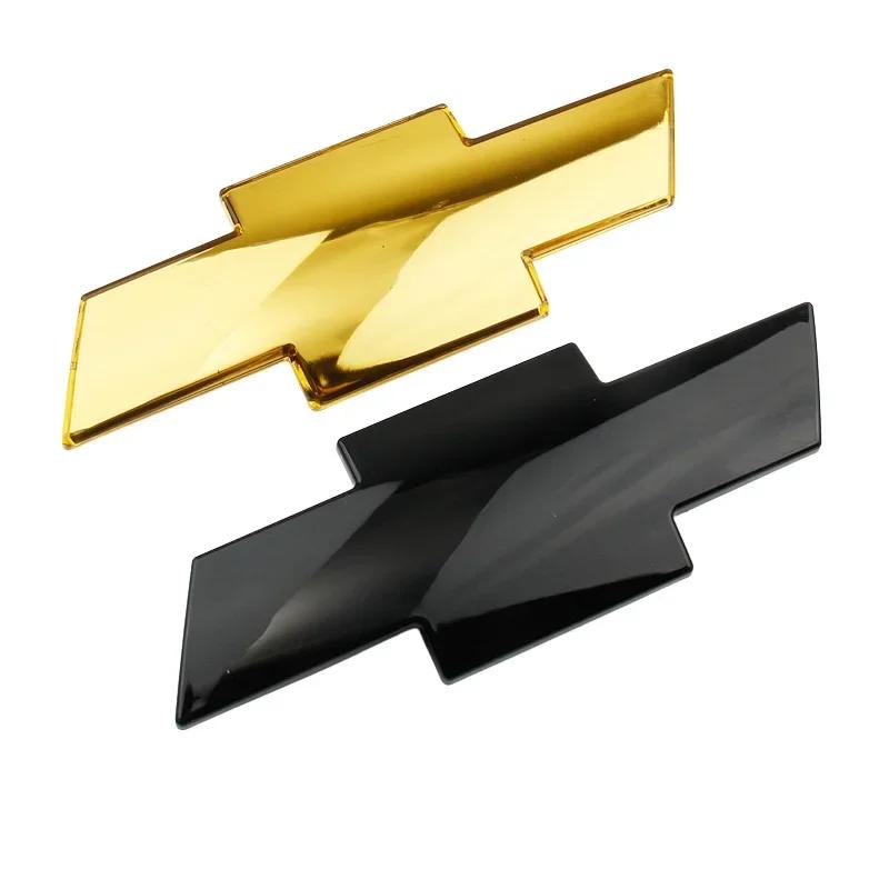QLNRS1 24x8.5cm Car Front Rear Logo Emblem Cover for Chevrolet Silverado Auto Styling Front Head Trunk Badge Exterior Accessories