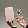 Shangqi Rosa KT Liebe Glas Frühstückstasse mit Diamantgriff