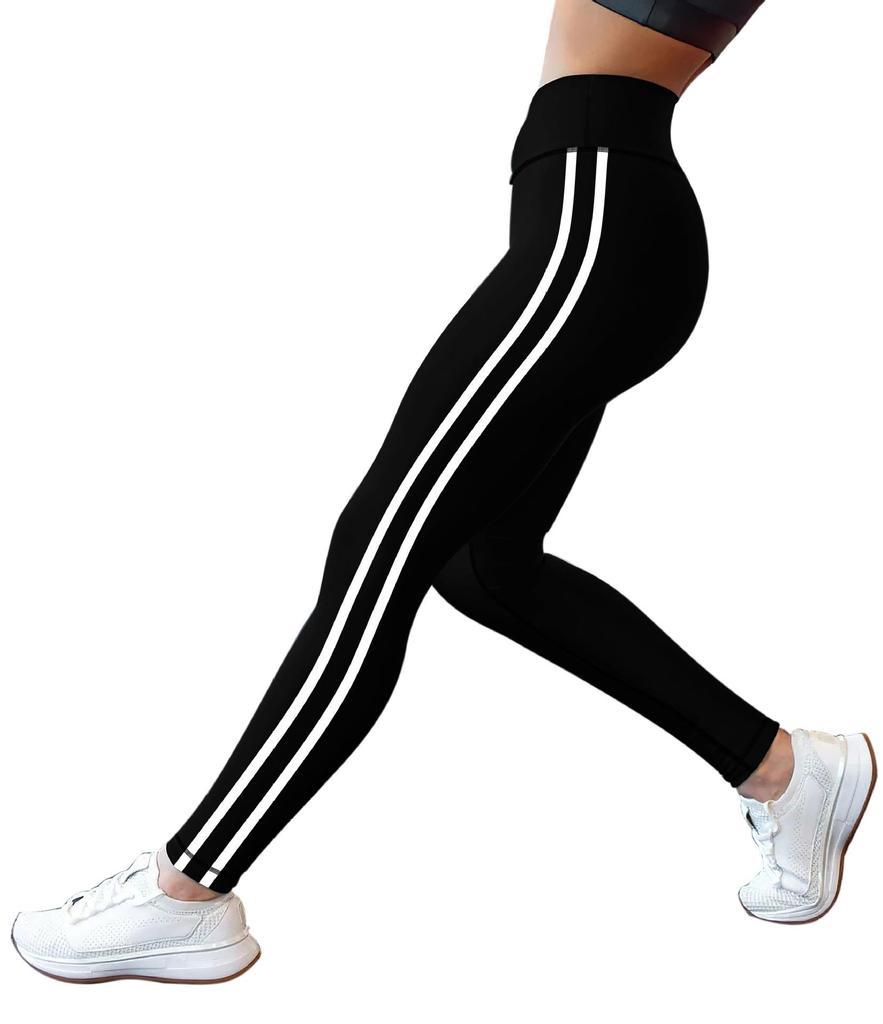 Kadın Yüksek Bel Düz Renk Yoga ve Fitness Pantolonu