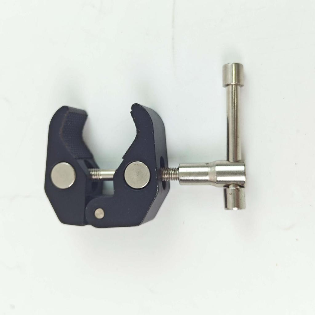 Heavy Duty Photography Clamp with Universal Ball Head and Large Metal Crab Claw Clip