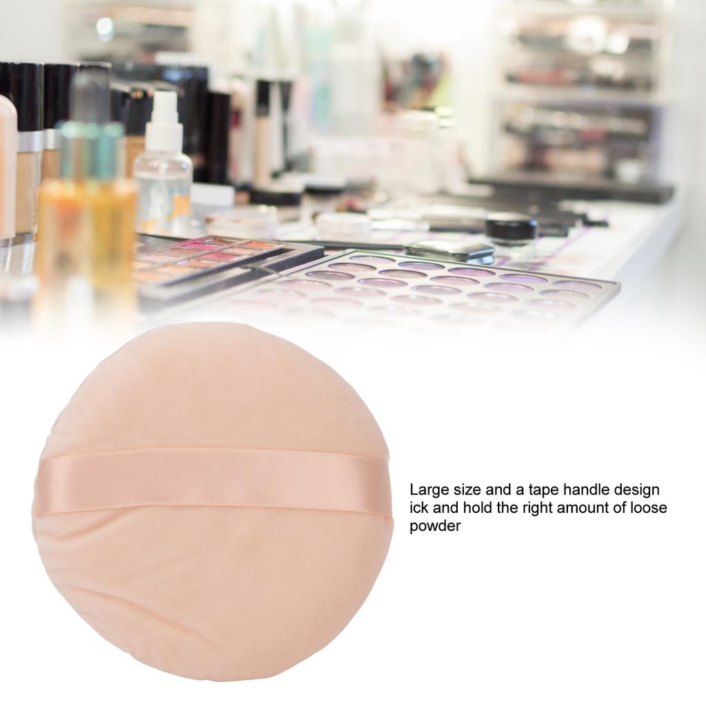 Powder Puff Wet Dry Use Washable Soft Swansdown   Large Round Loose Powder Puff for Makeup