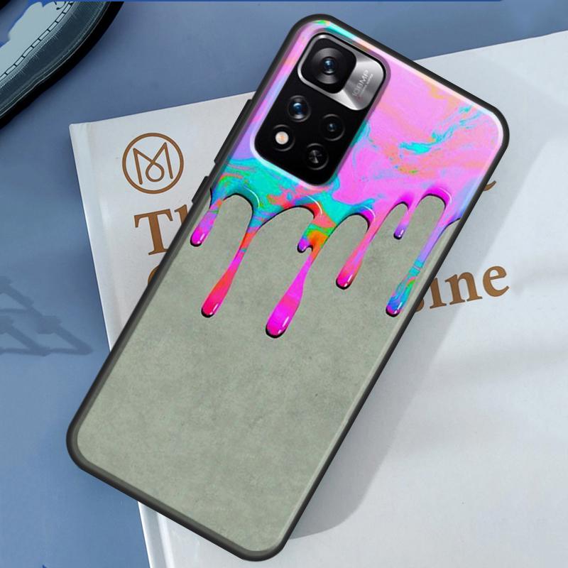 Drip Art Aesthetic Case For Xiaomi Redmi Note 13 12 11 9 10 14 Pro 9S 10S 11S 12S Redmi 14C 10C 12C 13C Cover