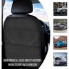 2 PCS Kick Mat Back Seat Protector, Waterproof Car Backseat Protective Kick Mat With 2 Mesh Pockets, Large Vehicle Seat Back Kick Mat Organizer For