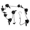 Home Decor Outdoor Rain Chain 2.4M Outdoor Rain Chain Bronze Home Decoration Balcony Door For Outdoor Canopy New Practical