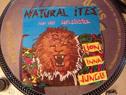 

7inch Record NATURAL ITES THE REALISTICS Lion Inna Jungle Love And Underst CSA504 CSA Records 1985 UK Reggae Ska Dub Used