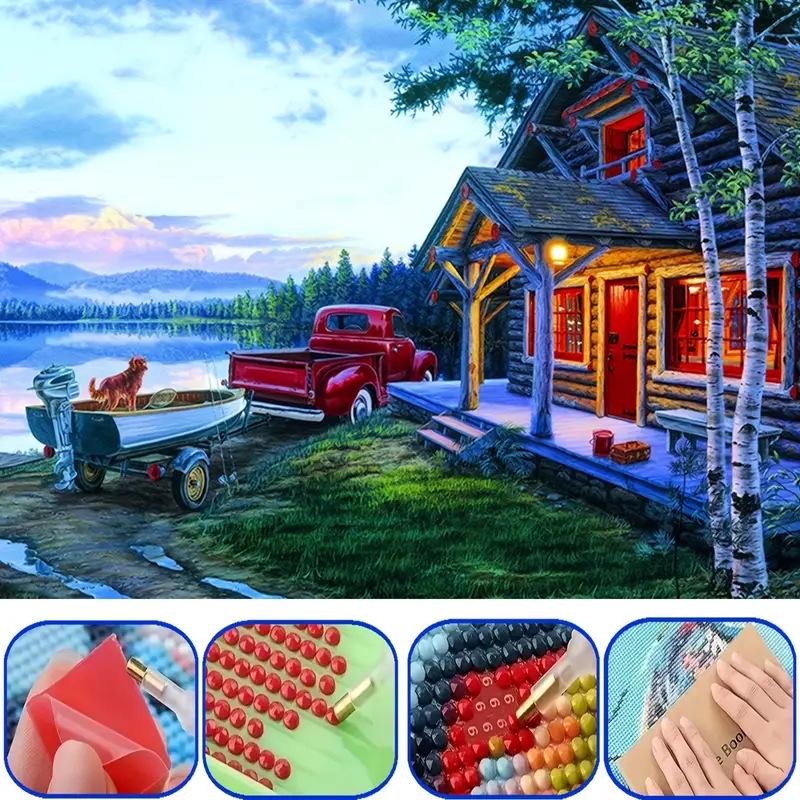 30x40cm DIY Full Drill Landscape Diamond Painting