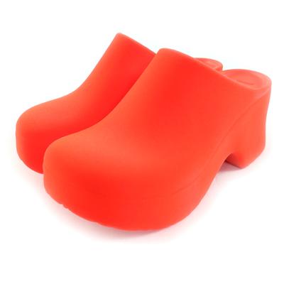 Bezvadné sandály LOEWE Terraform Clogs Neonově oranžové Dámské 36 L814V29X15 Použité