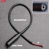 JCD 5Pcs 2.5/3.5mm Audio Cable Connector 2 3 4 Pole Mono Stereo Male Plug Female Jack Extension Wire AUX Headphone DIY Repair