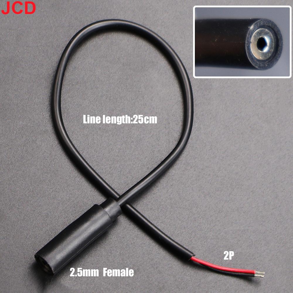 JCD 5Pcs 2.5/3.5mm Audio Cable Connector 2 3 4 Pole Mono Stereo Male Plug Female Jack Extension Wire AUX Headphone DIY Repair