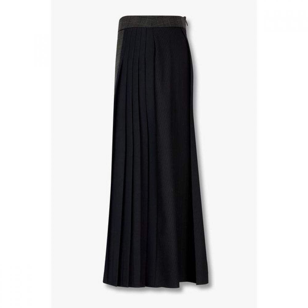 Vov Asymmetric Pleated Skirt 7156335003