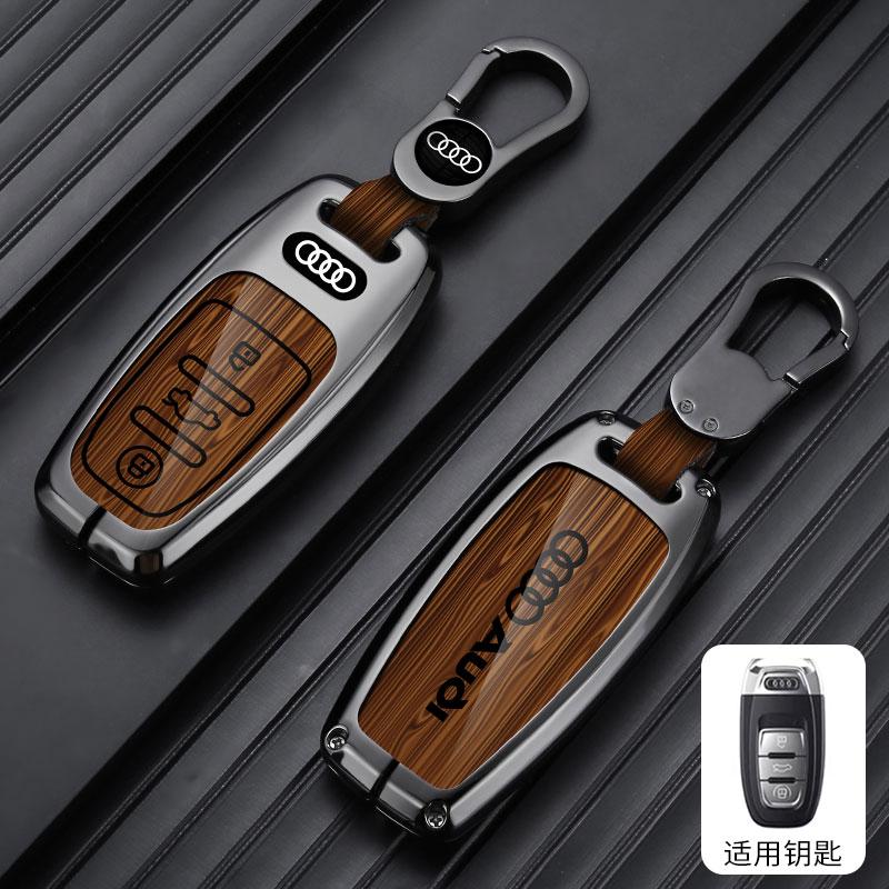 For Audi 8P Leather NEW Car Remote Key Case Cover Shell For Audi A3 8V A4 B8 B9 A5 A6 C7 A7 A8 Q3 Q5 Q7 S4 S6 S7 S8 R8 TT Holder Accessories
