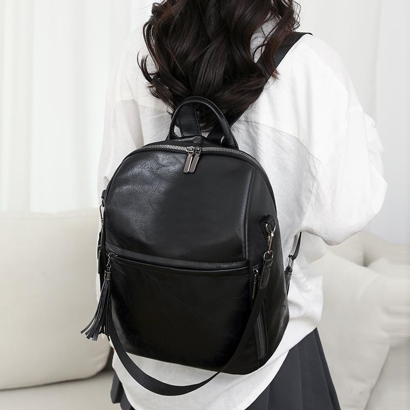 2025 New Designer Backpack Women High Quality Leather Backpacks School Bags for Teenagers Girls Large Capacity Travel Backpack