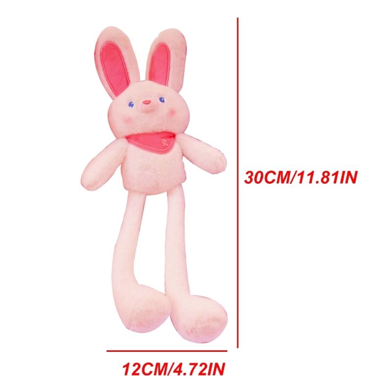 Plush-Rabbit Keychain Bunny-Keyring Stuffed Animals Doll-Keyring Charm Handbag Backpack Pendant for Valentines Day