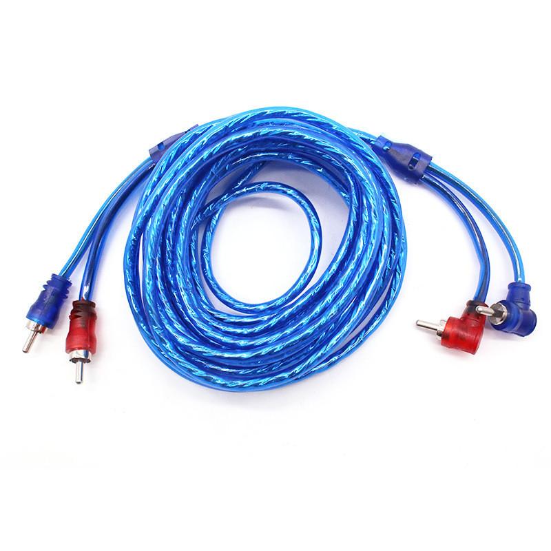 Automotive Pure Copper Audio Amplifier Cable 1/2/3/4.5/5M Car Audio System Modification Subwoofer Amplifier Wire Signal Cable