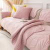 Winter New Fleece Sofa Cushion Non-slip Fleece Thickened Plush Seat Cushion Cover Cover Towel