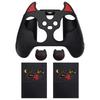 PlayVital Cute Devil Style Silicone Thumbstick Caps for Xbox Series X, Xbox Series S, and Xbox Core (Black)