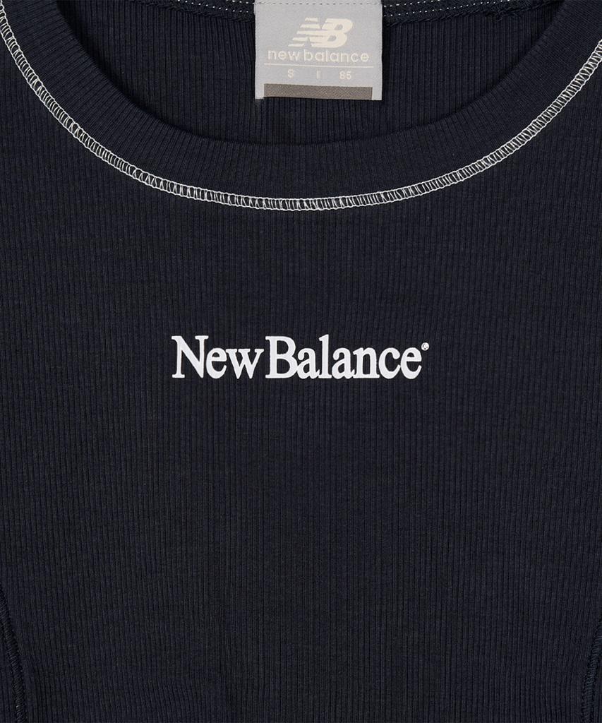 Nyuballanseu Nbneg3W652 / Women Essential Ribbed Short Sleeve Tee (Navy)