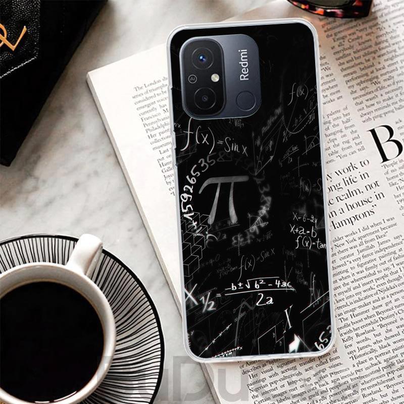 Physics Chemical Mathematics Cover For Xiaomi Redmi 13 13C 14C 12 12C 10 10C 9 9C 9T 9A Phone Case 10A 8A 8 7A 7 6A 6 K80 K70 K6