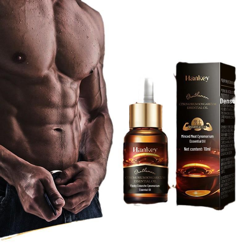 Men's Cistanche Essential Oil - No-Rinse, Warming Massage Oil for Intimate Care
