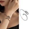 Retro Snake Shape Bracelets Simple Bracelets Personality Opening Bangles  Jewelry Gifts