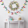 Spring Wreath With Eggs Colorful Egg Spring Wreath Artificial Flower Easter Wreath Farmhouse Easter Decorations With Mixed Twigs
