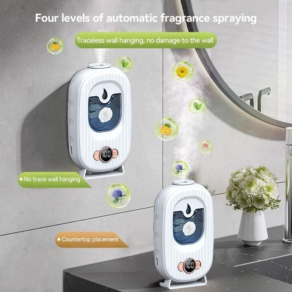 1Pcs Timed Aroma Diffuser 5 Gear Adjustment Toilet Deodorizing Diffuser Aromatherapy Machine